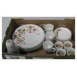 Lot Of Avon Porcelain Strawberry Plates, Cups, etc