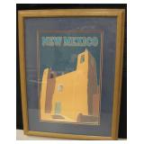 Framed HL Scott New Mexico Serigraph
