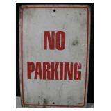 12" x 18" Metal "No Parking" Sign