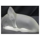 Frosted Glass Fawn - 7.5" Long
