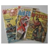 10 & 12 Cent Vtg War Comic Books & Western Mag