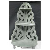 Wood Corner 3-Tier Wall Shelf - 21.25" Tall