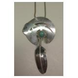 Sterling Silver NA Necklace - Hallmarked