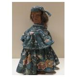 7.5" Tall Tarablum Wood Doll