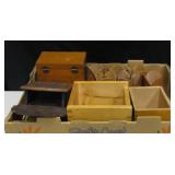 Miscellaneous Vintage Wood & Leather Items