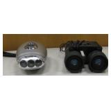 Tasco Binoculars & Sunbeam Flashlight