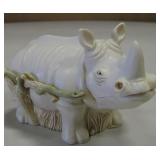 Harmony Kingdom Handmade Resin Rhino Box