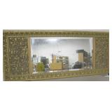 53" x 21" Framed Beveled Edge Mirror