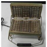 Vtg Westinghouse Waffle Iron - Untested