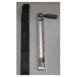 Vtg Wet Bulb Hygrometer w/ Leather Case