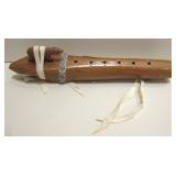 12" Long Bear Fetish Native American Flute