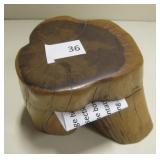 Unusual Tree Section Box w/ Hinged Lid