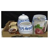 Vintage Canister Set, Creamers & Pitcher