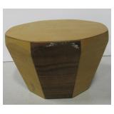 Handmade Wood Drum 10" Diameter - Signed