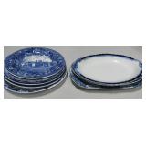 Blue & White Plates & Platters
