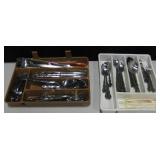 2 Trays Of Miscellaneous Flatware