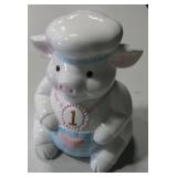Ceramic Pig Cookie Jar - 11" Tall