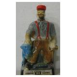 Vtg Jim Beam Paul Bunyan & Babe The Blue Ox Bottle