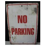 12" x 18" Metal "No Parking" Sign