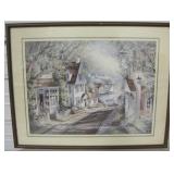29" x 23" Framed Matted Print
