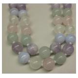 Pastel Multi-Stone Beaded Necklace