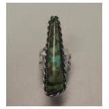 Sterling Silver & Pilot Mountain Turquoise SW Ring