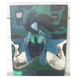 Signed Original Painting On Stretched Canvas