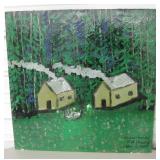 Signed Original Painting On Board - 24" x 24"