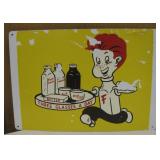 Vintage Metal Ford Dairy Sign - 20" x 14"