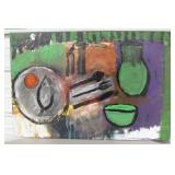 Signed Original Painting On Stretched Canvas