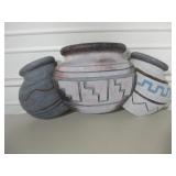 High-Relief Resin Southwestern Pottery Wall Decor