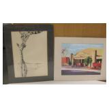 2 Unframed Prints - W. Gilpin & R. Dienst