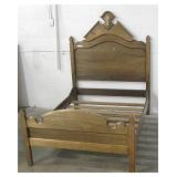 Vintage Wood Full Size Bed Frame
