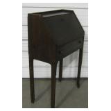 26" x 13" x 41" Antique Drop Leaf Desk