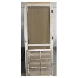 Wood Framed Screen Door & 28.5" X 31" Window
