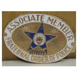 Fraternal Order Of Police Metal Emblem