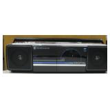 GE Portable Compact Disc Music System - Powers Up