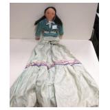 29" Navajo Cloth-Faced Doll Traditional Attire