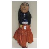 15" Vintage Navajo Cloth-Faced Doll