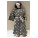 Vtg NA Horse Hair & Gunny Sack 10" Doll