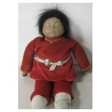 Vintage Native American Doll - 18" Tall