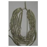 Gold-Tone Multi-Strand Necklace West Germany Mark