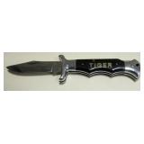 Japanese Folding Blade "Tiger" Knife 8.5" Overall