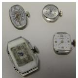 Lot Of 4 Miscellaneous Watch Faces