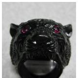 Large Tiger Head Scarf Holder