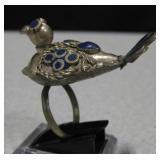 Kochi Lapis Lazuli Bird Ring
