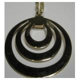 Large Monet Gold-Toned Necklace