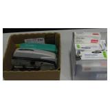 Staplers, Tape Dispensers & Boxes Of Staples