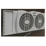 Holmes 2-Speed Double Window Fan - Powers Up