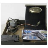 Mailbox, Small Compressor, Alpine Car Stereo, etc